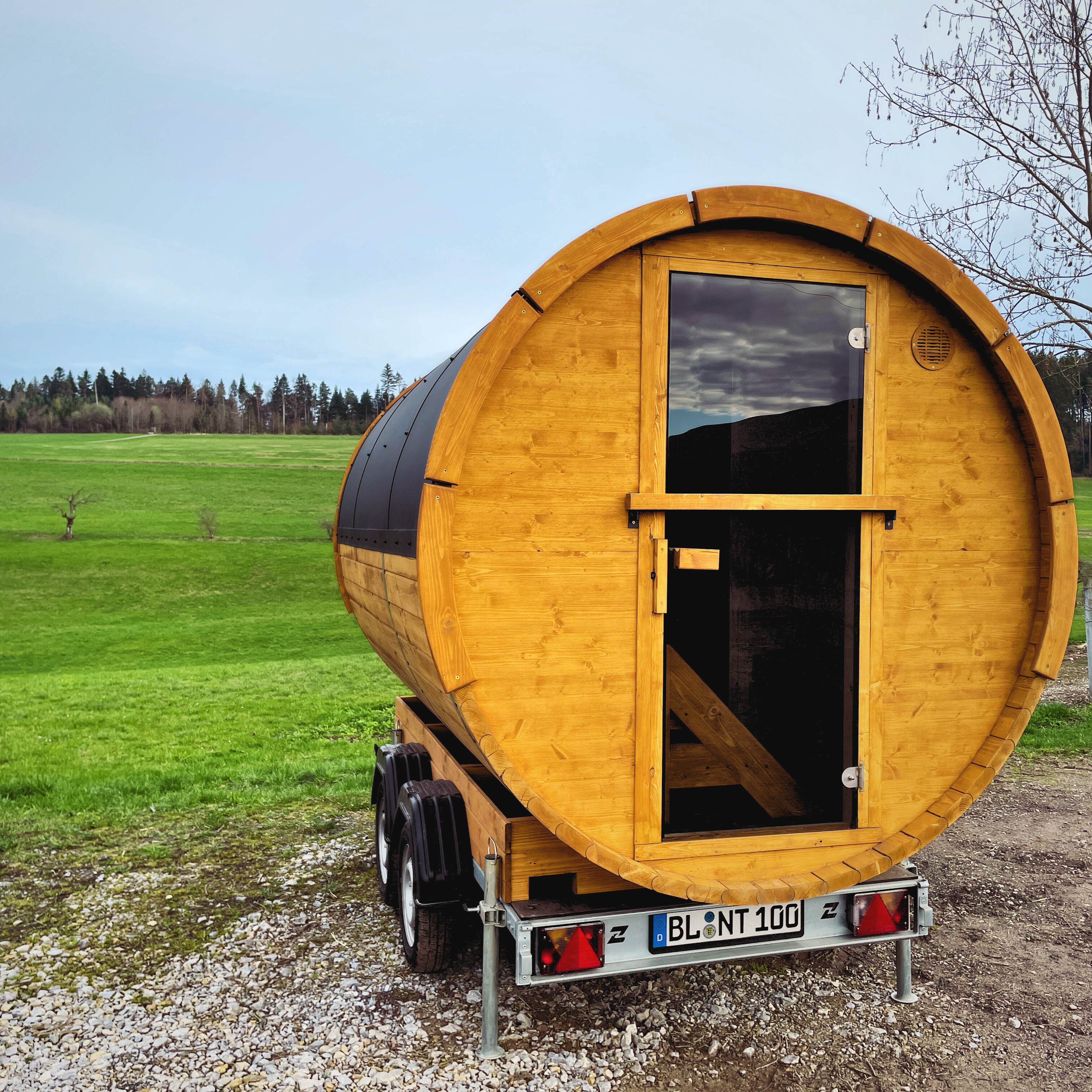 Mobile Sauna im Schwarzwald